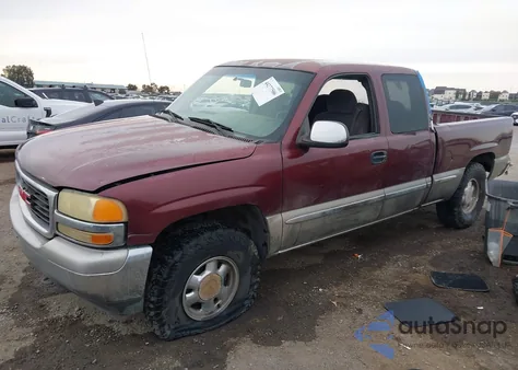 2000 GMC Sierra 1500 Sle z USA, uszkodzony, nr VIN 2GTEK19T2Y1314588